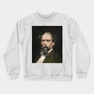 Charles Dickens Portrait Crewneck Sweatshirt